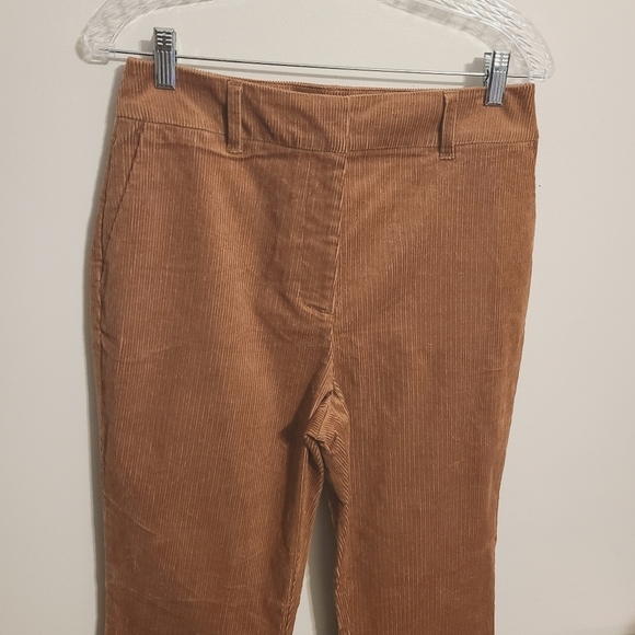 Boden | Women's Spiced Latte Brown High Rise Flared Corduroy Pants (US Size 8L) - Picture 4 of 13